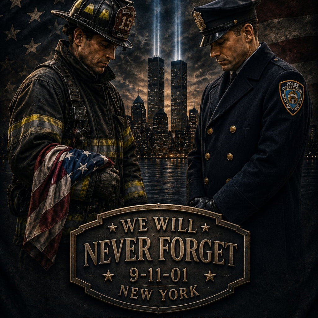 25th Anniversary of 9/11  Memorial and Remembrance TShirt