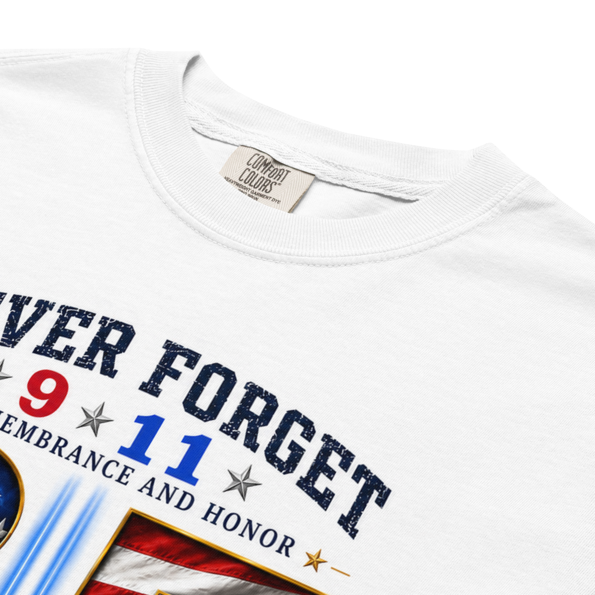 25th Anniversary of 9/11  Memorial and Remembrance TShirt